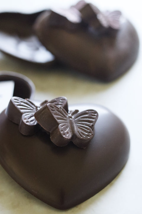 🌸 Cuore di cioccolato fondente 🩷
