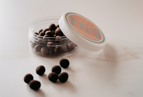 Nosettes au chocolat noir