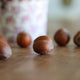 Œuf au chocolat au lait et noisettes concassées